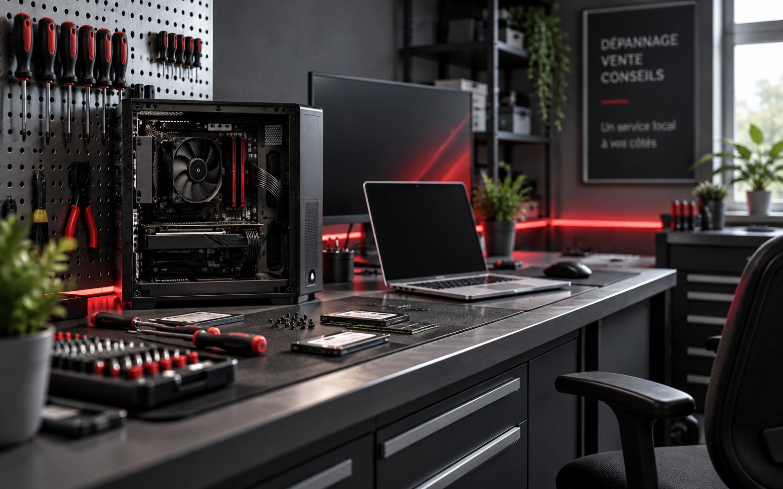 Atelier de dépannage informatique